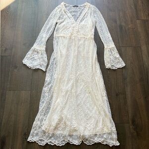 NWOT Zara Lace Long Sleeve Dress